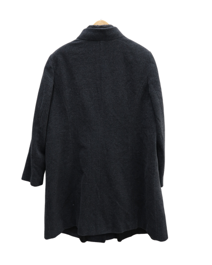 Manteau long gris foncé en laine - Gerry Weber - XL