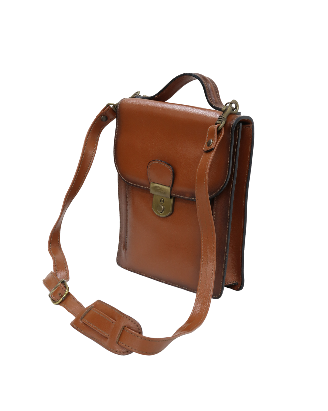 Sacoche en cuir effet cartable - Première