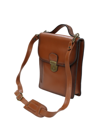 Sacoche en cuir effet cartable - Première