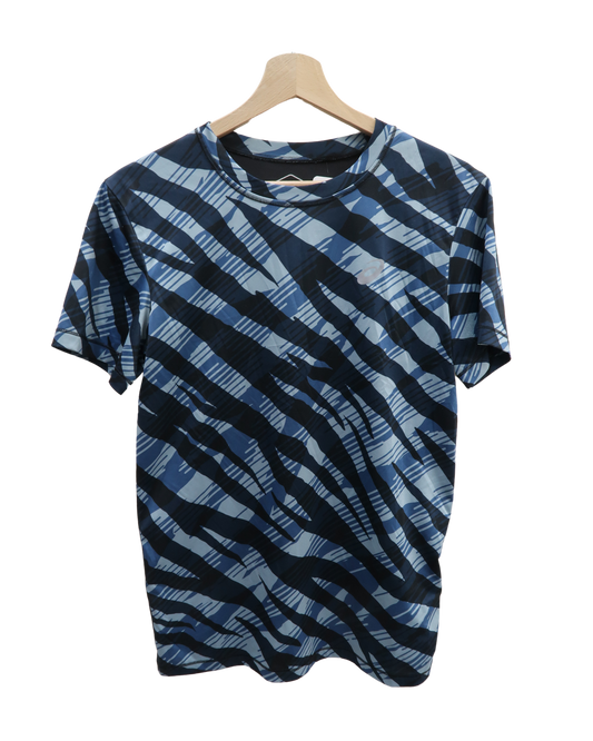 T-shirt noir & bleu - Asics - XS