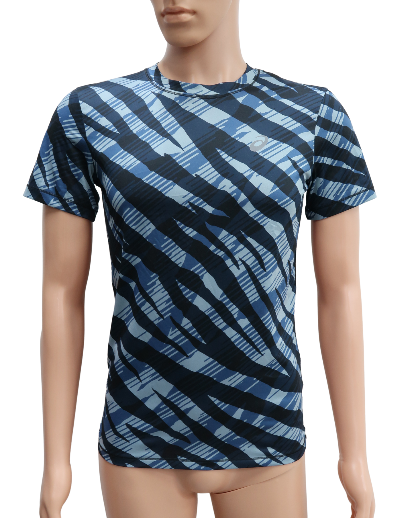 T-shirt noir & bleu - Asics - XS