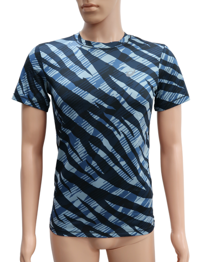 T-shirt noir & bleu - Asics - XS