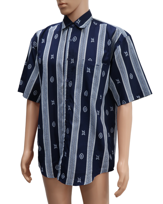 Chemise à manches courtes à motifs - G full gold - M
