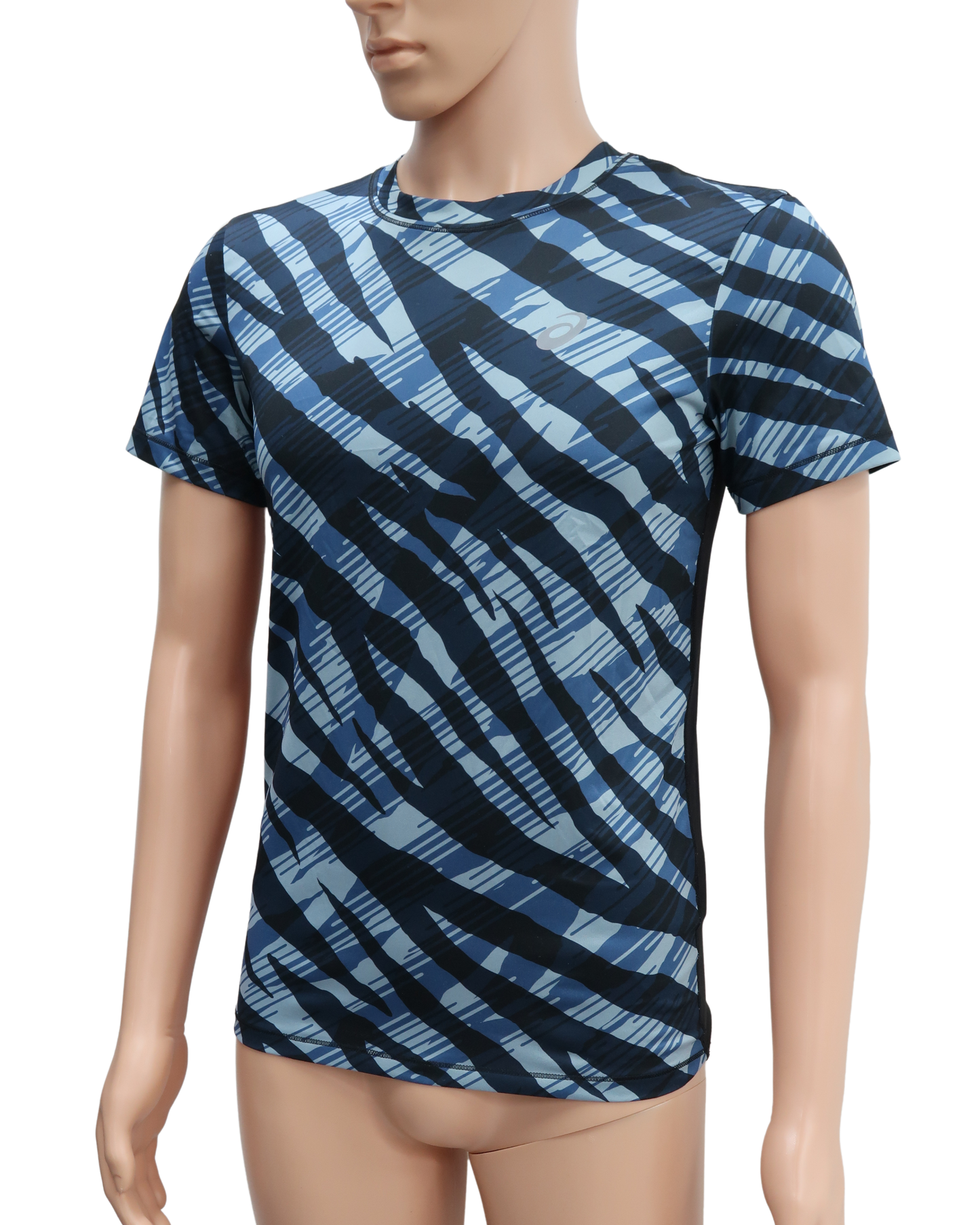 T-shirt noir & bleu - Asics - XS
