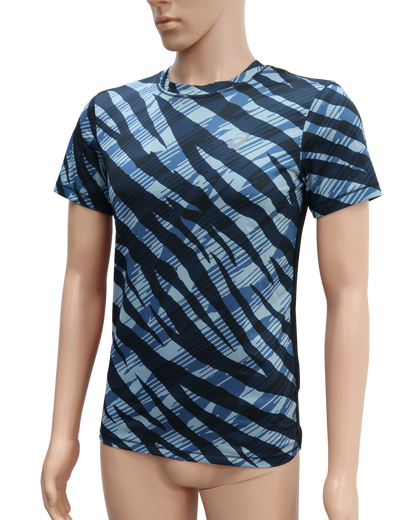 T-shirt noir & bleu - Asics - XS