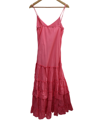 Robe rose à volants - Gasa - M