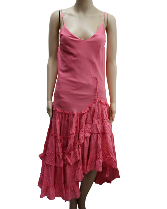 Robe rose à volants - Gasa - M