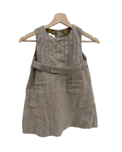 Robe beige à carreaux - Neck & Neck - 4 ans