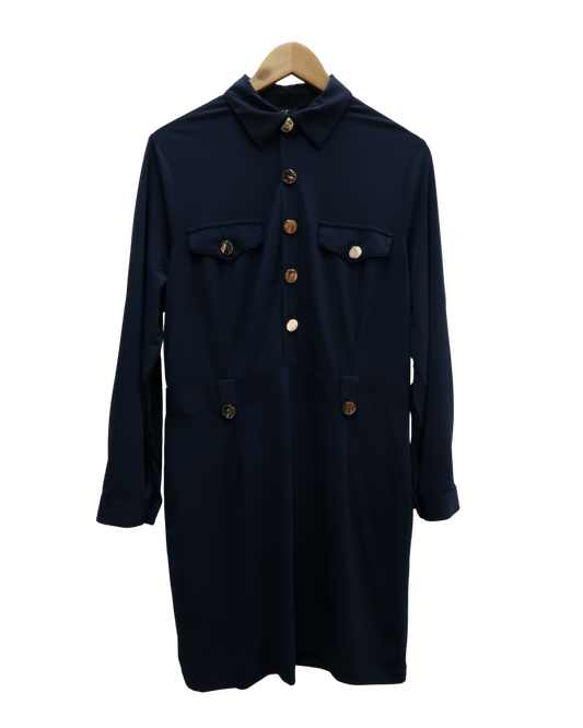 Robe chemise bleue - K design - L