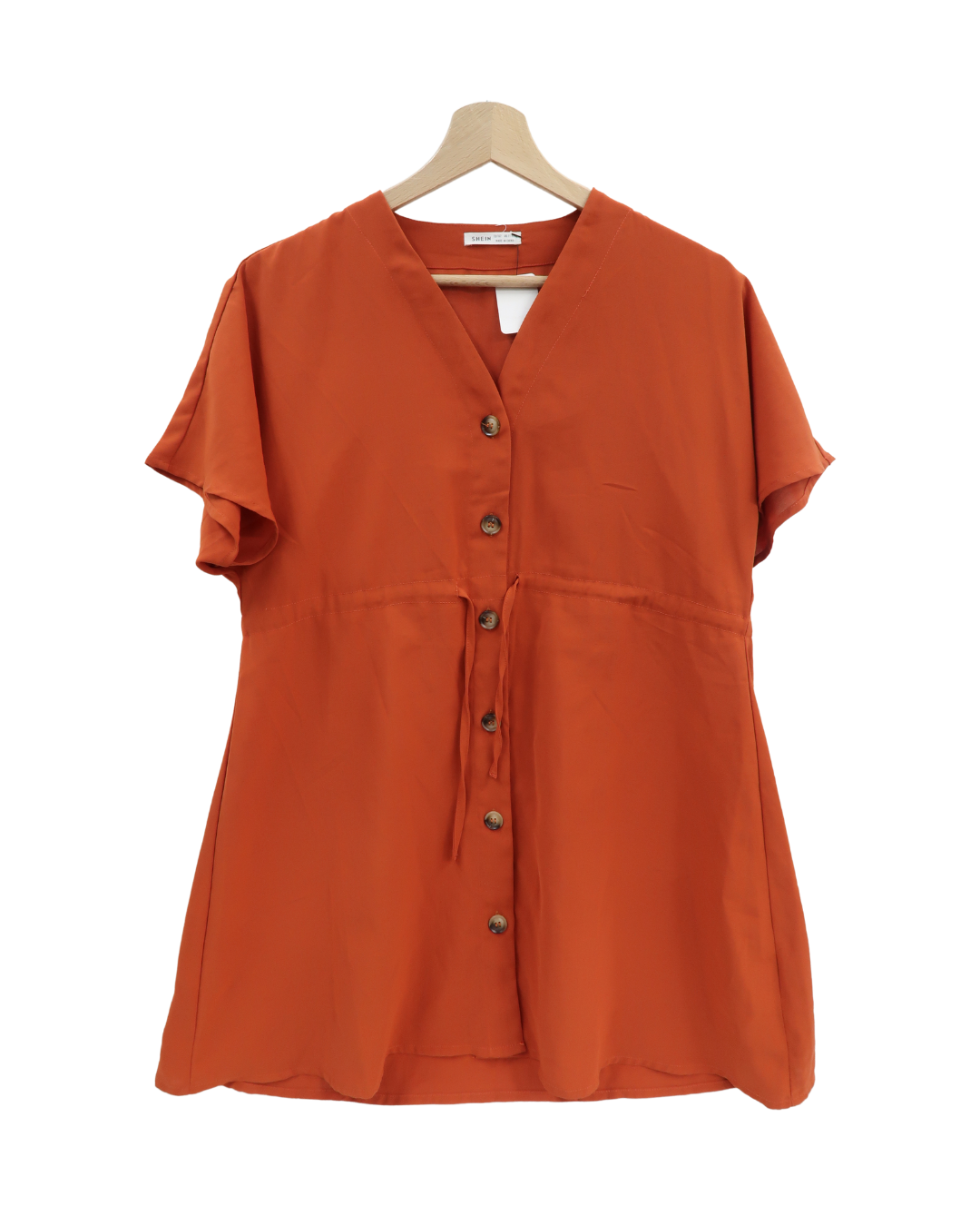 Robe orange ocre - Shein - 11/12 ans