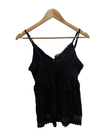 Débardeur noir en dentelle - Essentiel - M