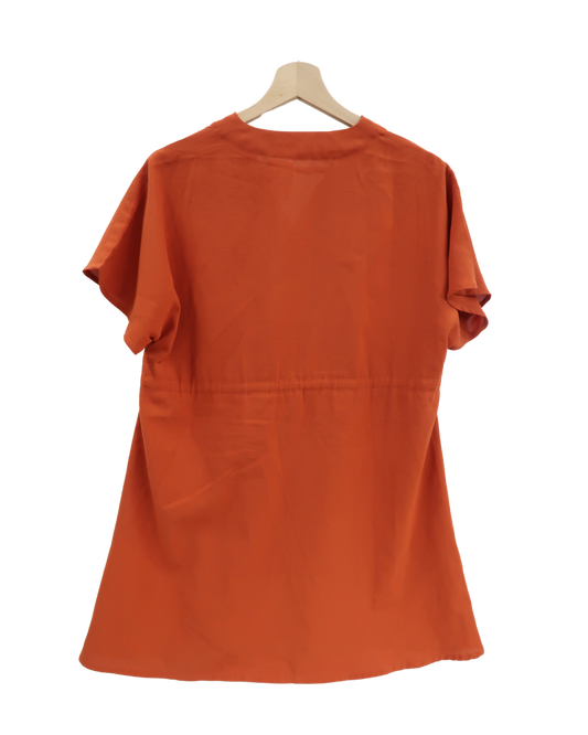 Robe orange ocre - Shein - 11/12 ans