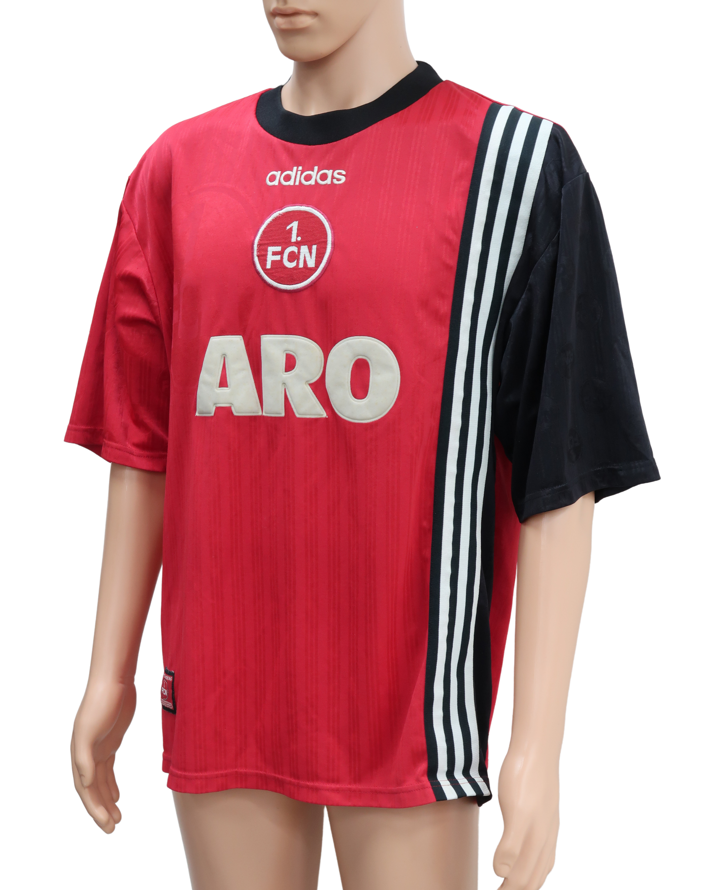 T-shirt rouge et noir - Adidas - XL