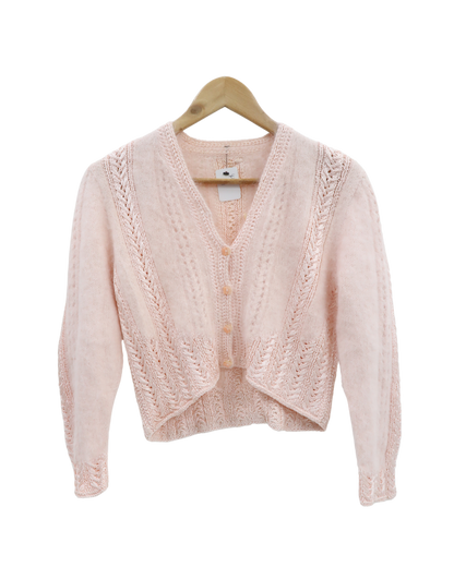 Cardigan rose pâle - S/M