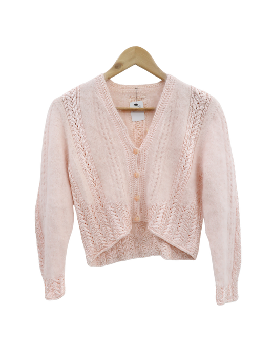 Cardigan rose pâle - S/M
