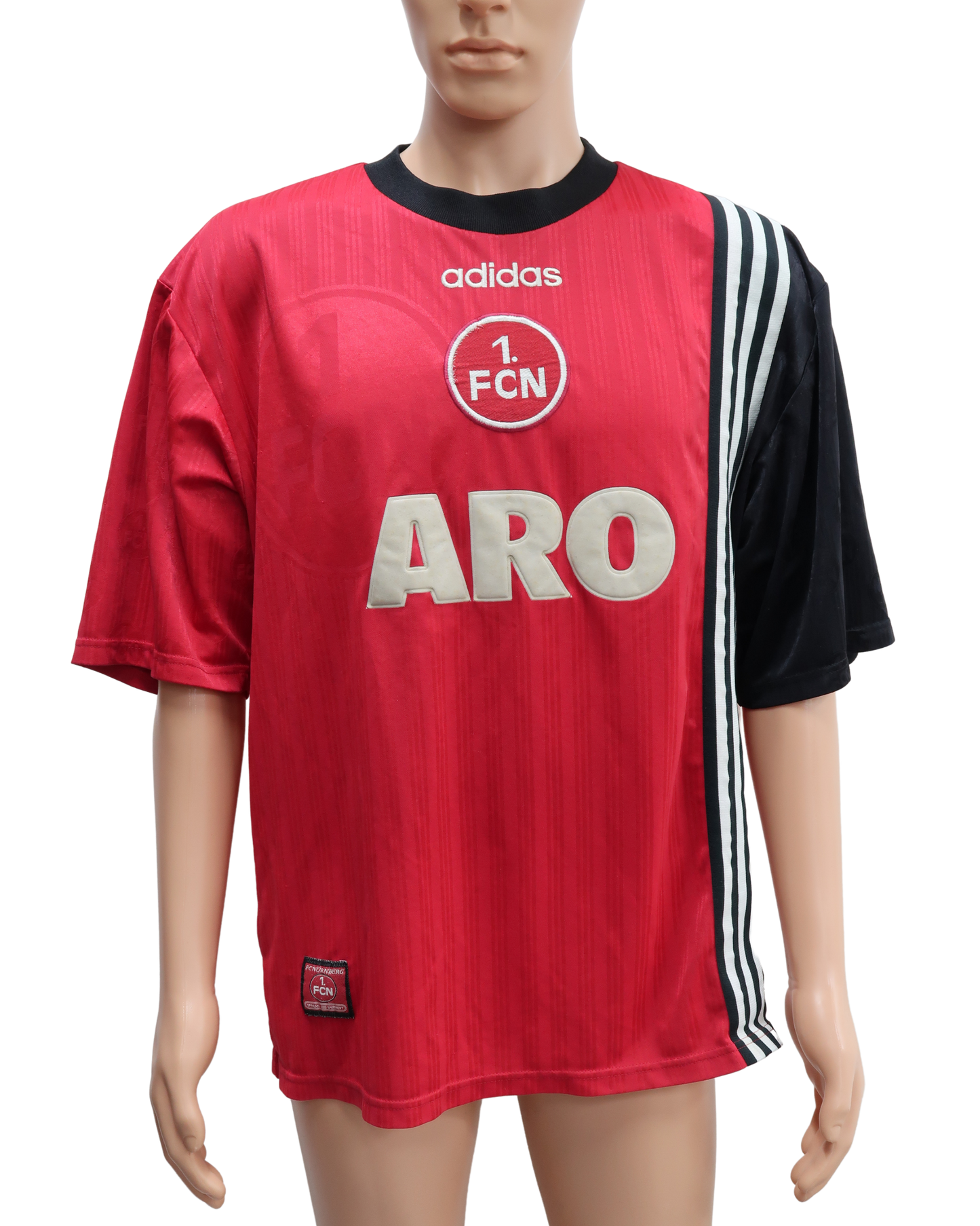 T-shirt rouge et noir - Adidas - XL