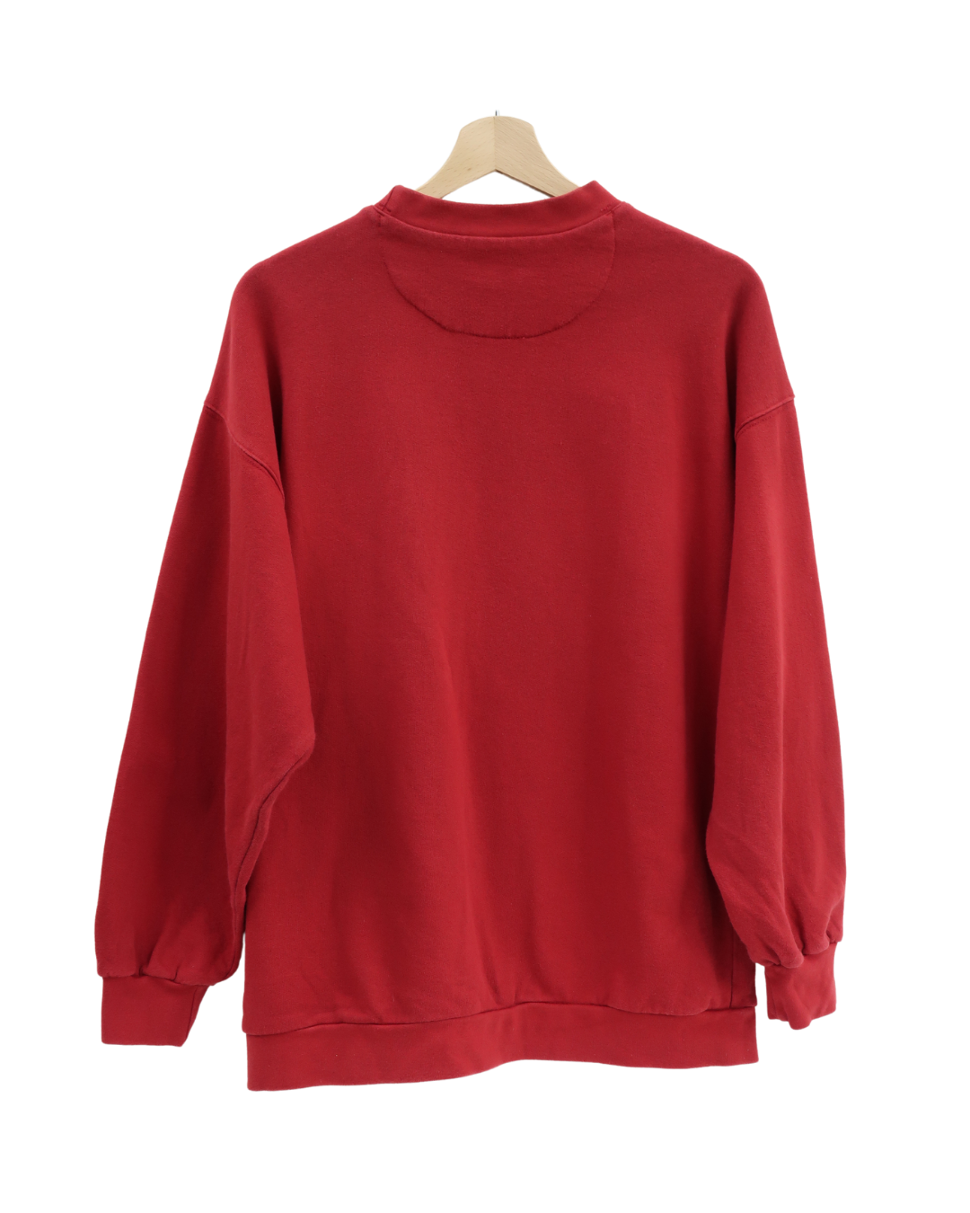 Pull rouge à flocage - Com8 - M