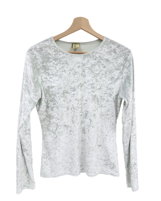 Haut en velour gris - Fashion studio - M