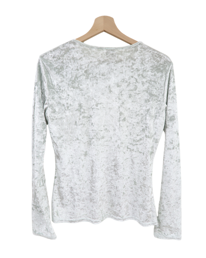 Haut en velour gris - Fashion studio - M