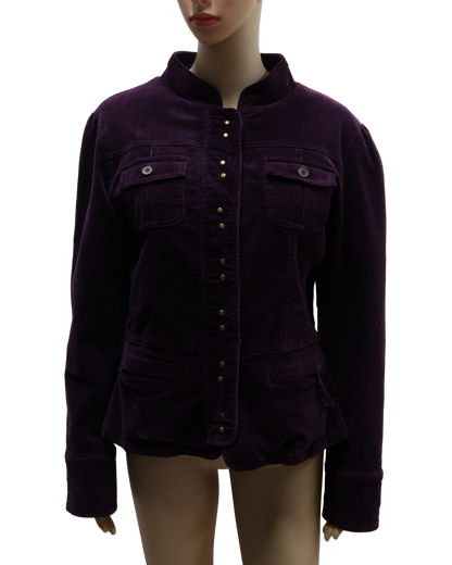 Veste violette striée - M/L