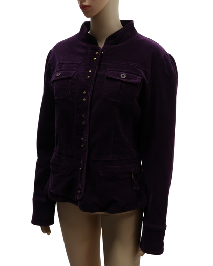 Veste violette striée - M/L