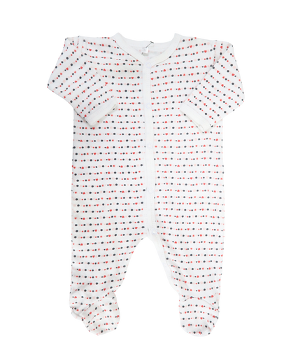 Body blanc à motif - Zeeman - 1 mois