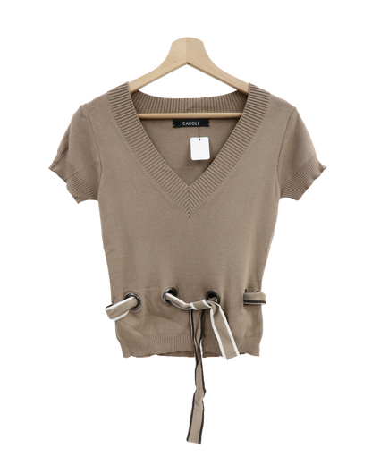 Haut à manches courtes khaki - Caroll - M