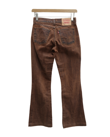 Pantalon vintage marron délavé - Levi's - W28 L34