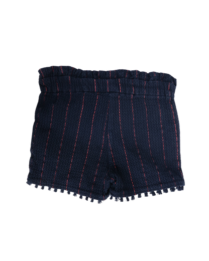 Short bleu marine à rayures - Lulu Castagnette - 2 ans