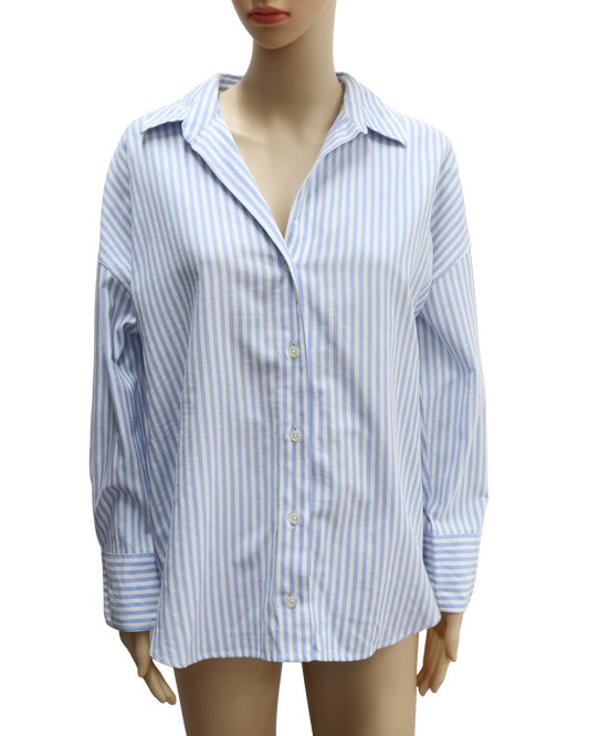 Chemise à rayures - Zara - M