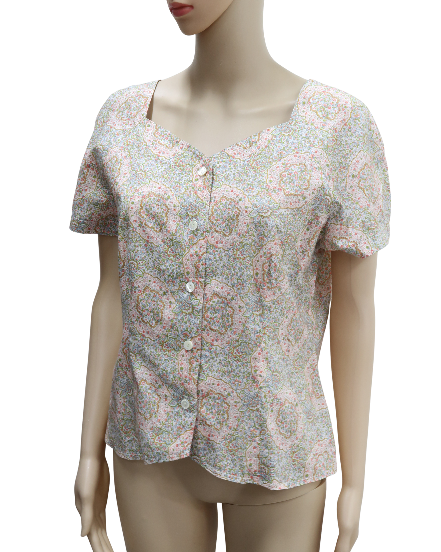 Chemise à fleurs vintage - M