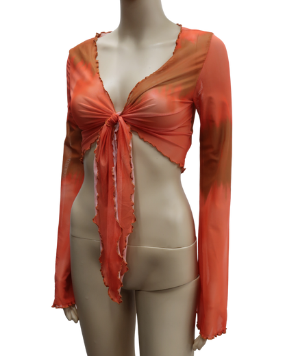 Mesh top orange - S/M