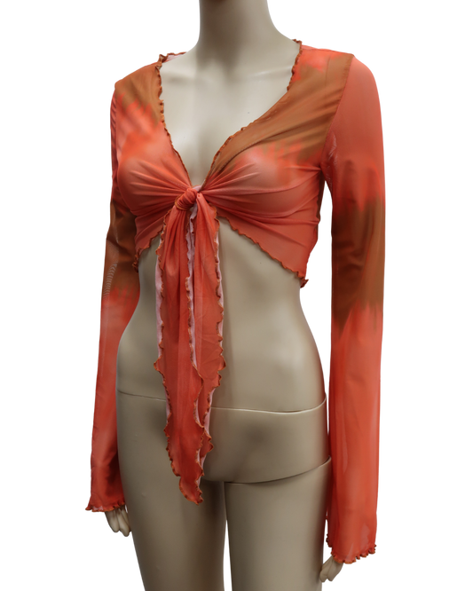Mesh top orange - S/M