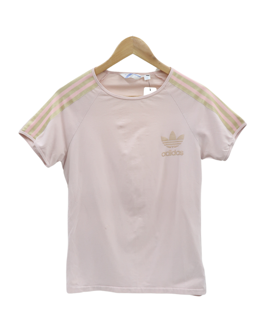 T-shirt rose & doré - Adidas - M/L