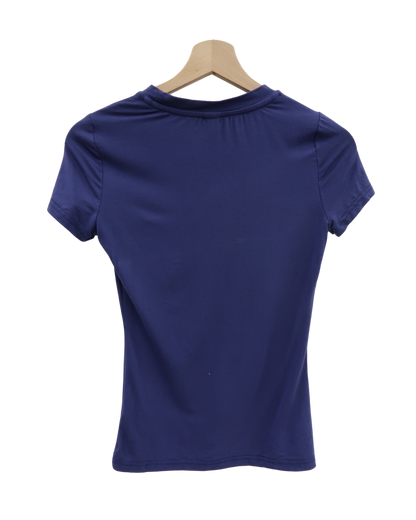 T-shirt bleu - Shein - XS