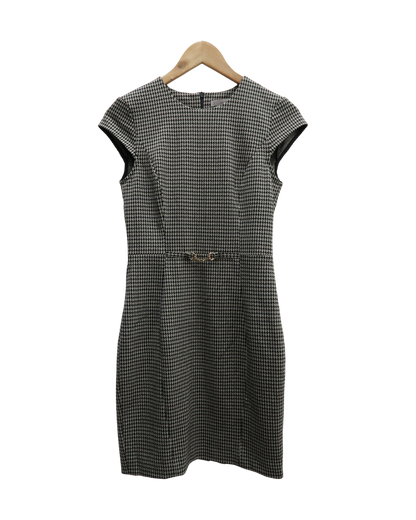 Robe motif prince de galle - H&M - XS