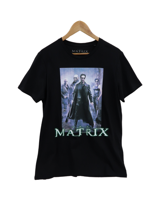 T-shirt noir "Matrix" - XL