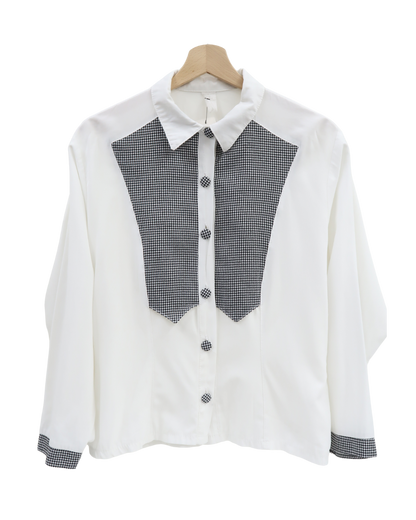 Chemisier vintage blanc - S
