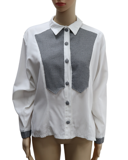 Chemisier vintage blanc - S