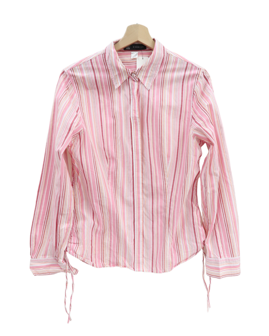 Chemisier rose à rayures - Fashion - S/M