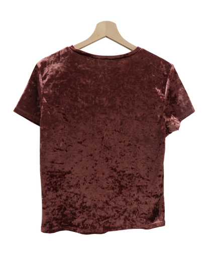 T-shirt en velour rose - FB sister - M/L