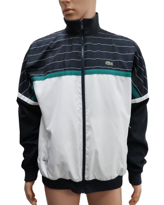 Veste noire, verte et blanche - Lacoste - S
