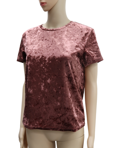 T-shirt en velour rose - FB sister - M/L