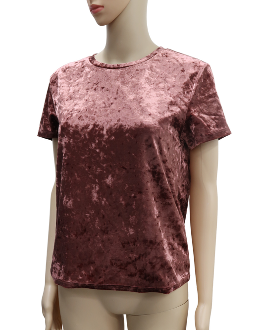 T-shirt en velour rose - FB sister - M/L