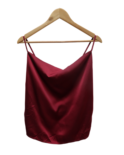 Haut sans manches bordeaux - Shein - S