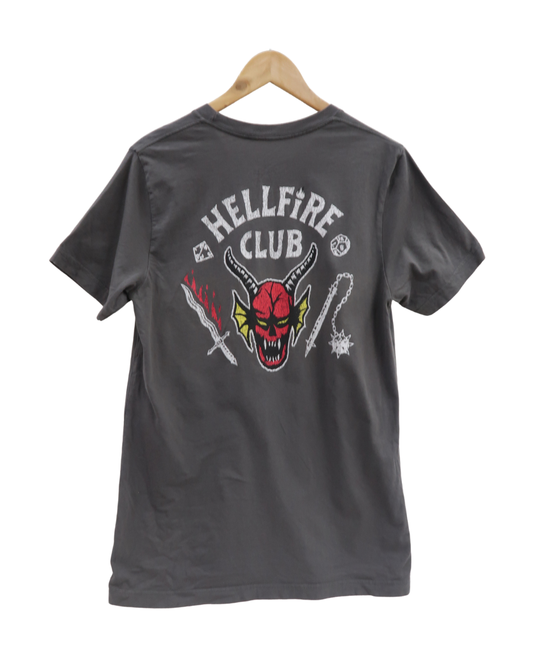 T-shirt à manches courtes gris "Hllfire club" - M