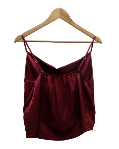 Haut sans manches bordeaux - Shein - S