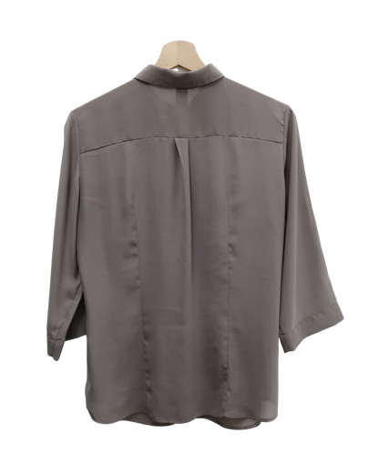 Chemise gris taupe - H&M - M