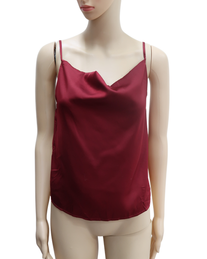 Haut sans manches bordeaux - Shein - S
