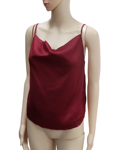 Haut sans manches bordeaux - Shein - S